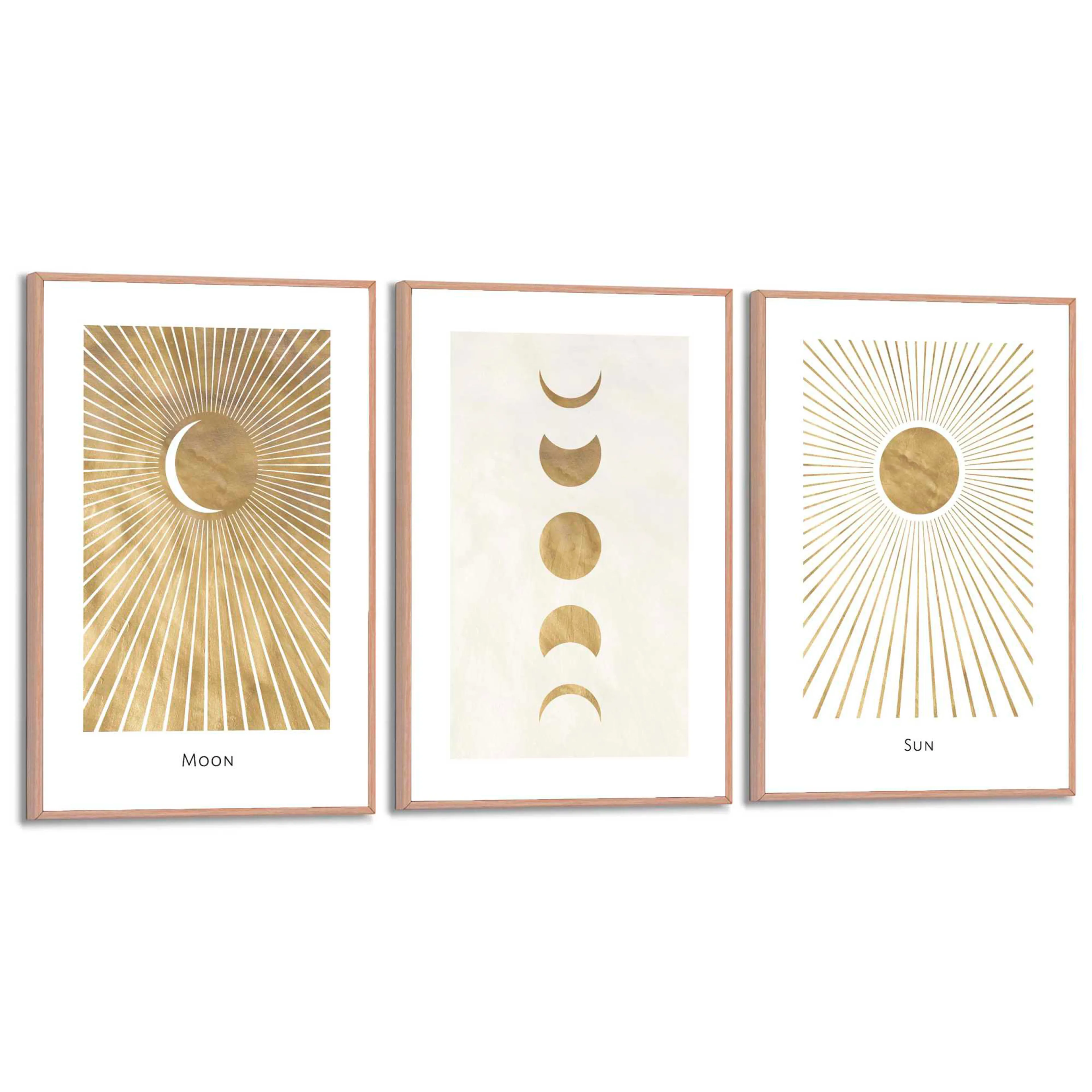 Wandbild Planet Lights 3tlg.