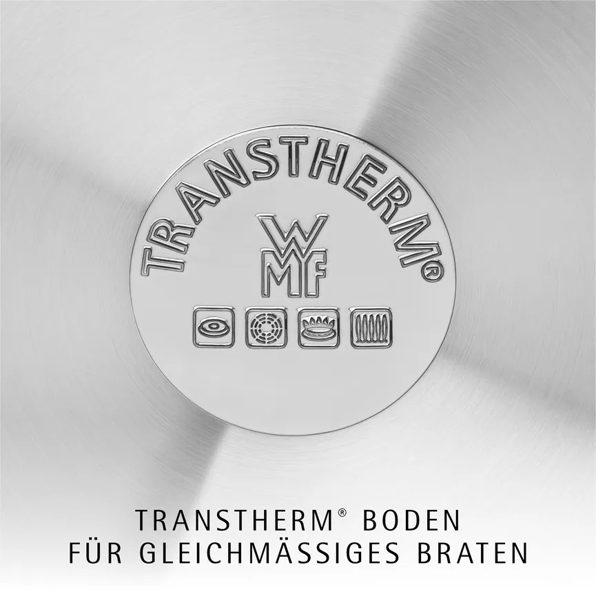 Bratpfanne "Profi" silber detail