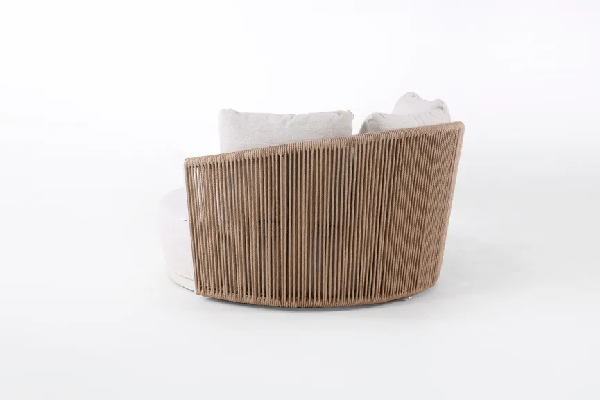 Sonnenliege Creme detail