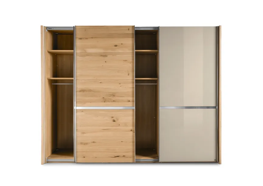 Schwebetürenschrank detail