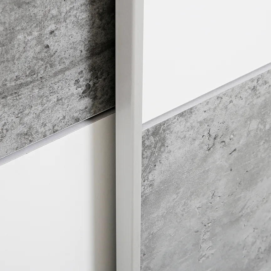 Schwebetürenschrank 2-trg. detail