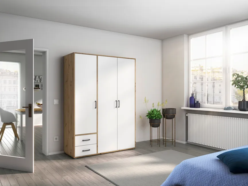 Drehtürenschrank 3-trg. milieu
