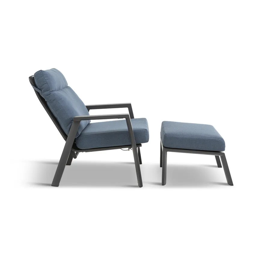 Loungesessel Blau detail