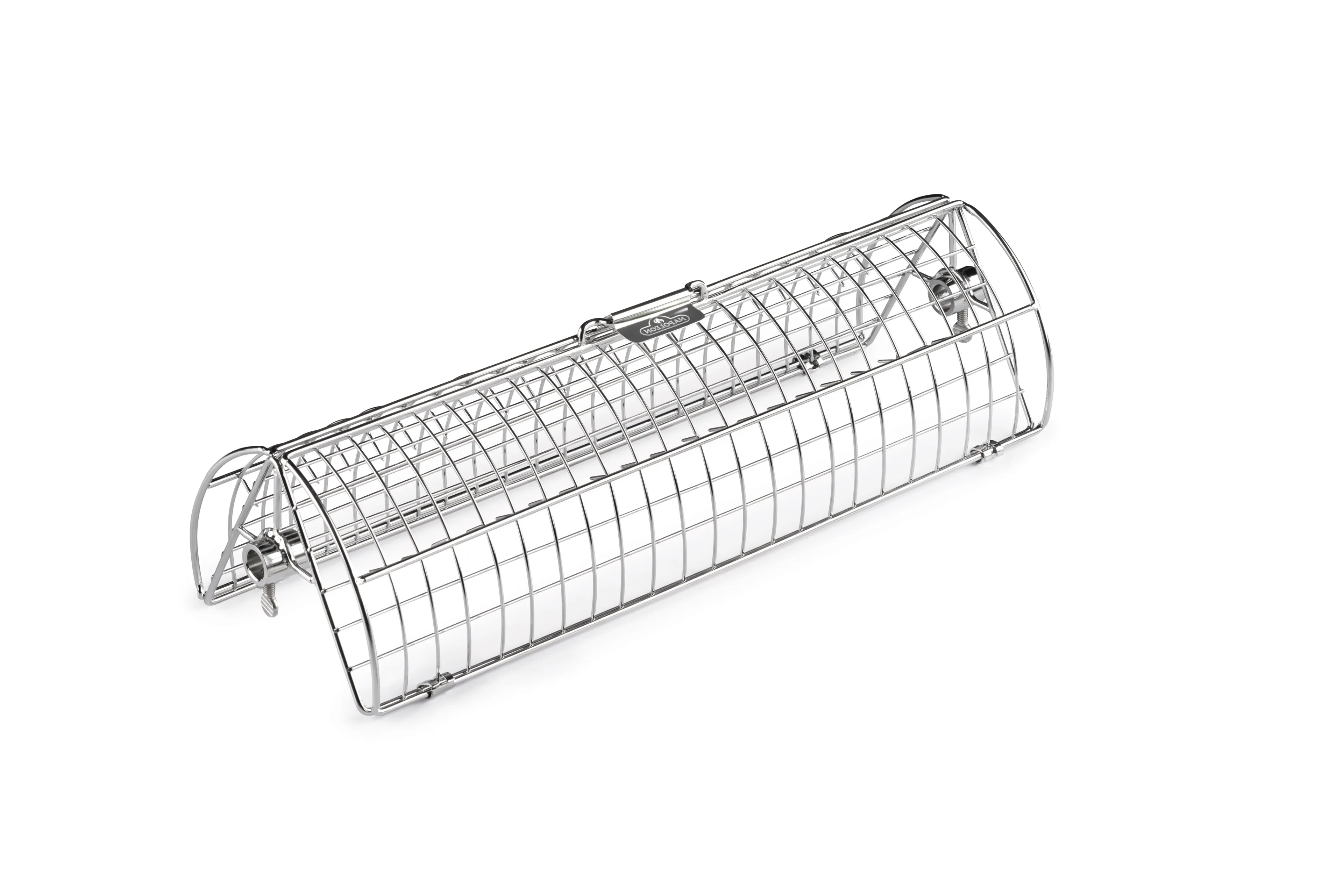 Grill-Drehspießkorb Edelstahl 