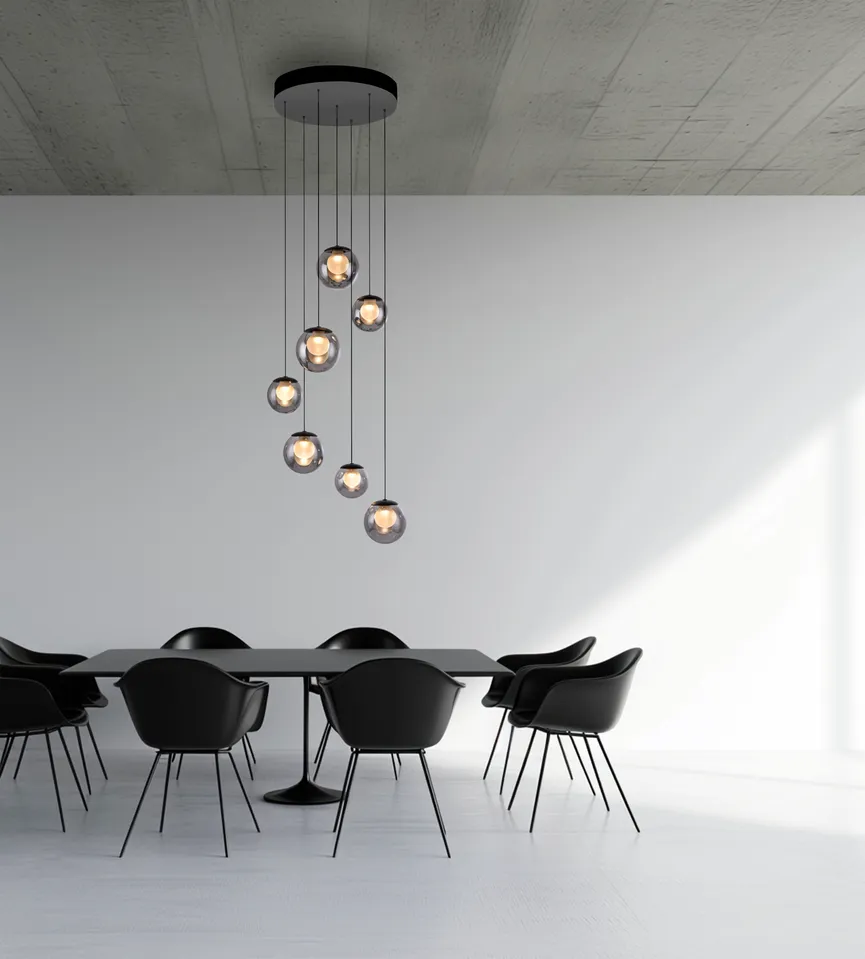 LED-Pendelleuchte "PURE Popup" milieu
