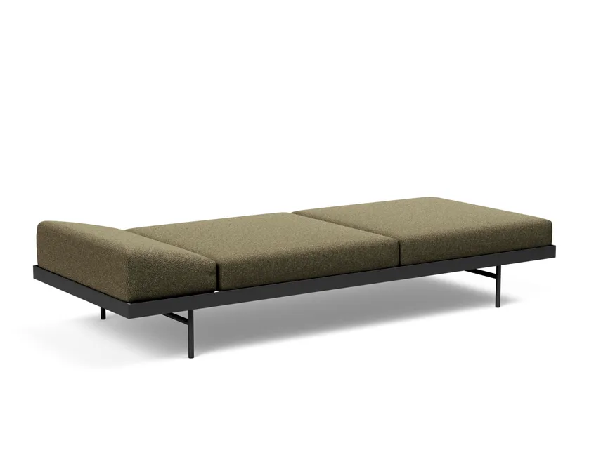 Sofa mit Walnusstisch detail