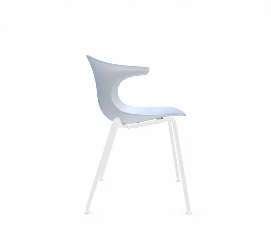 Stuhl 4 Legs white detail