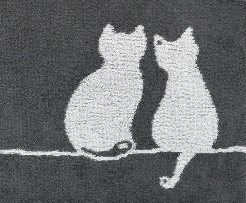 Duschtuch Cute Cats material_farbe