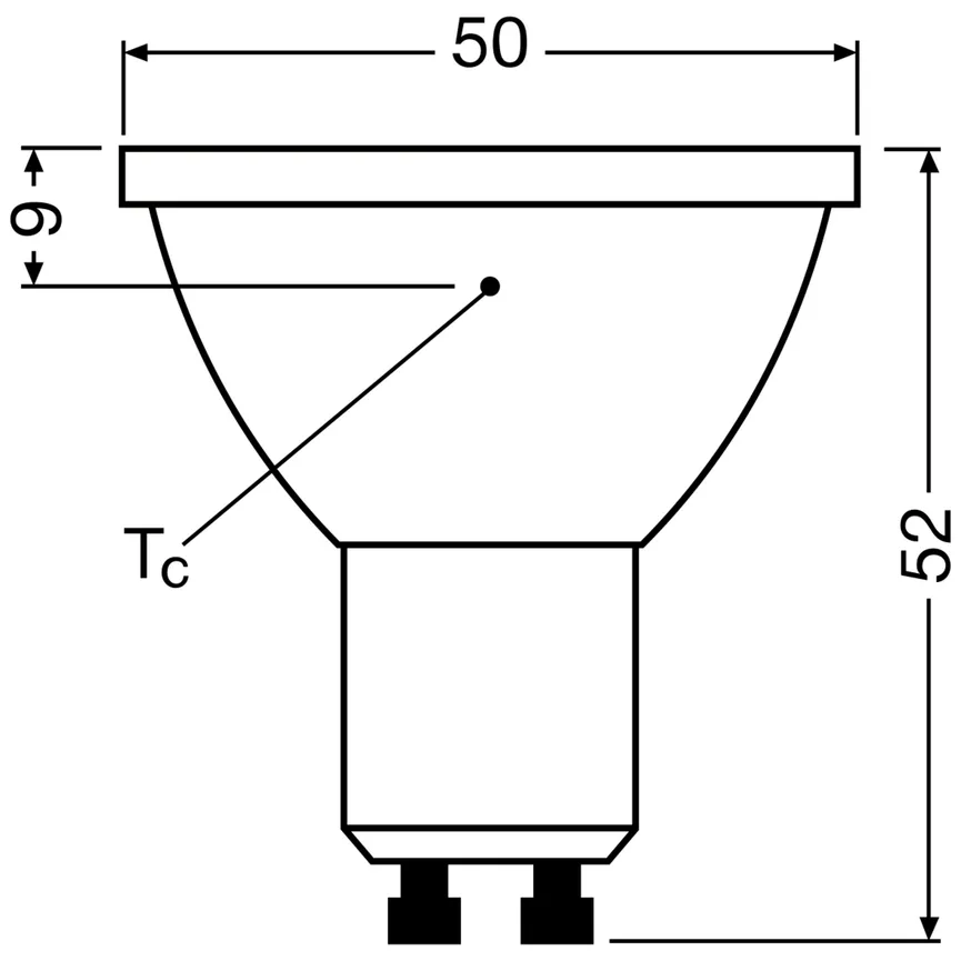GU10/6,1 Watt LED Strahler DIM detail