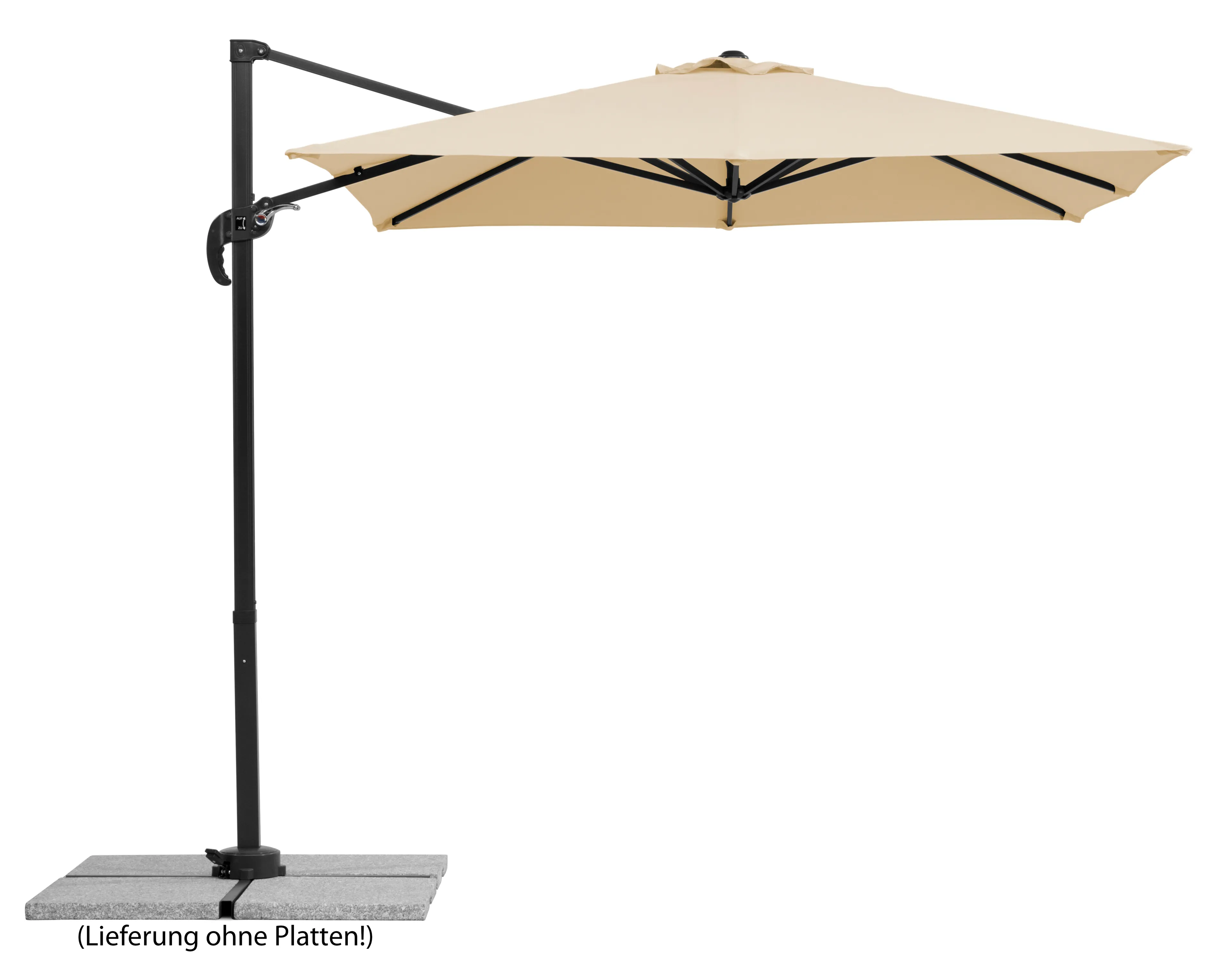 Ampelschirm Rhodos Junior 230 x 230 cm
