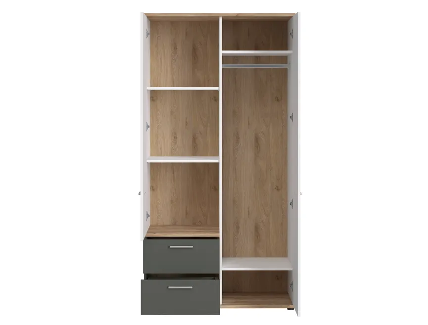 Kleiderschrank 2-trg. detail