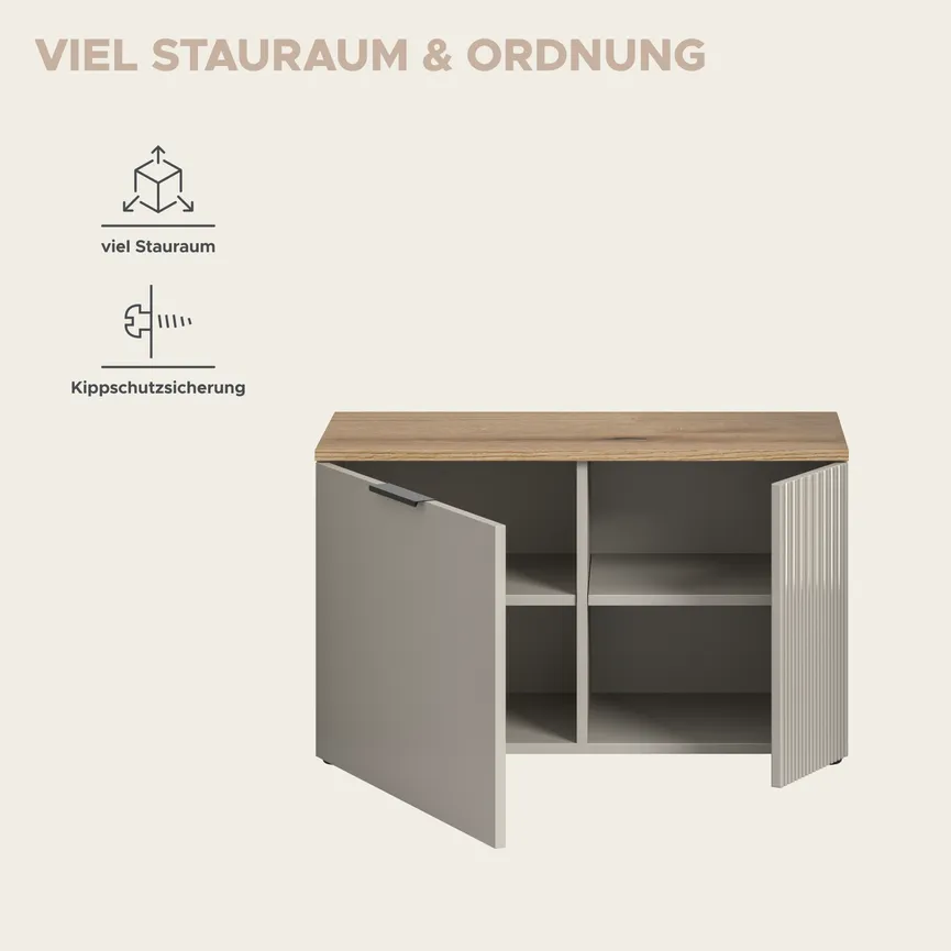 Garderobenbank 2T detail