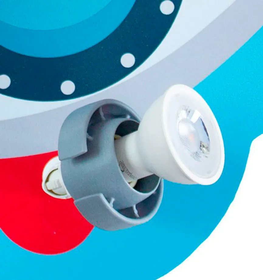 Deckenrondell "Rakete" detail