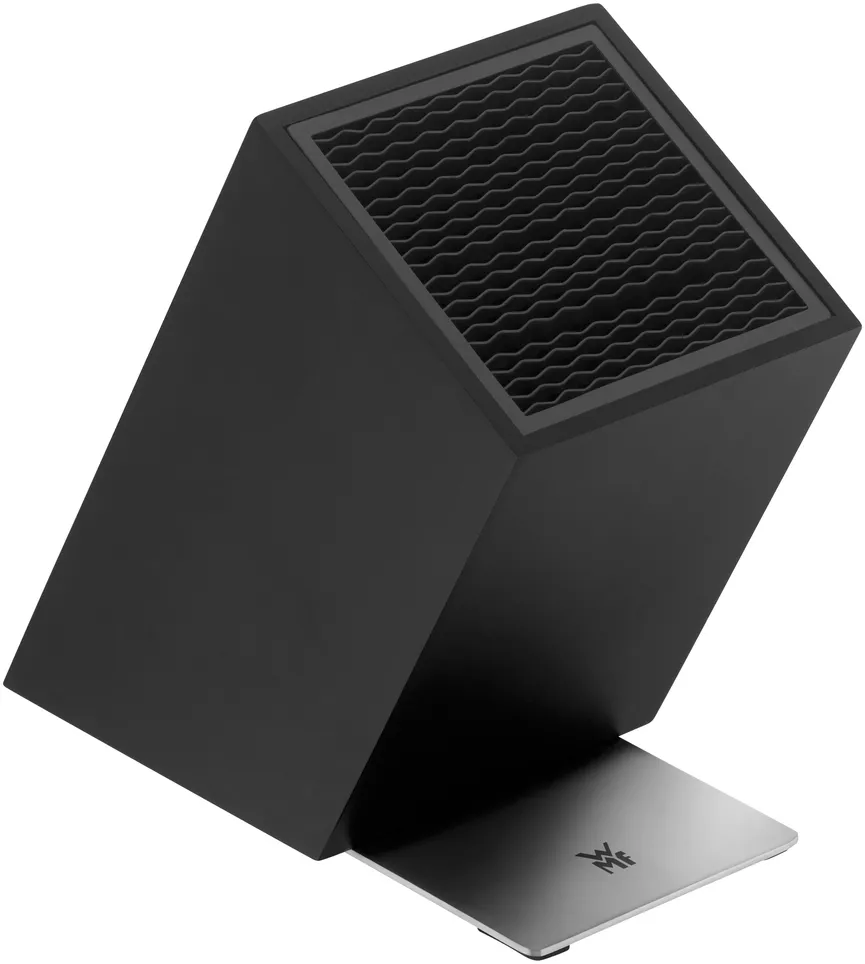 Messerblock unbestückt schwarz hauptaufnahme