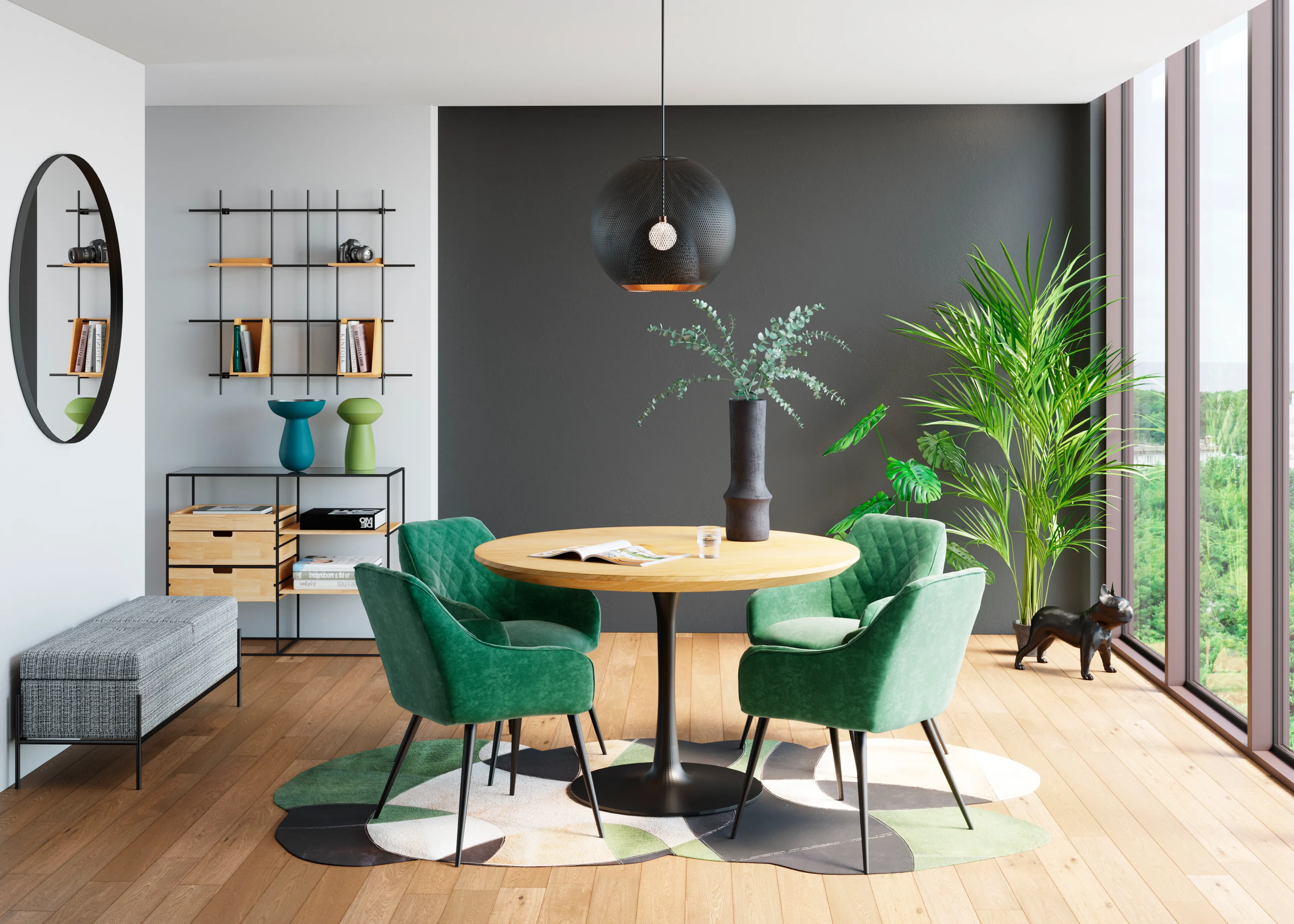 Designteppich Ovado Colore 61540