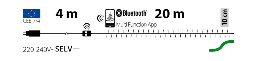 Lichterkette "Appy 200" detail