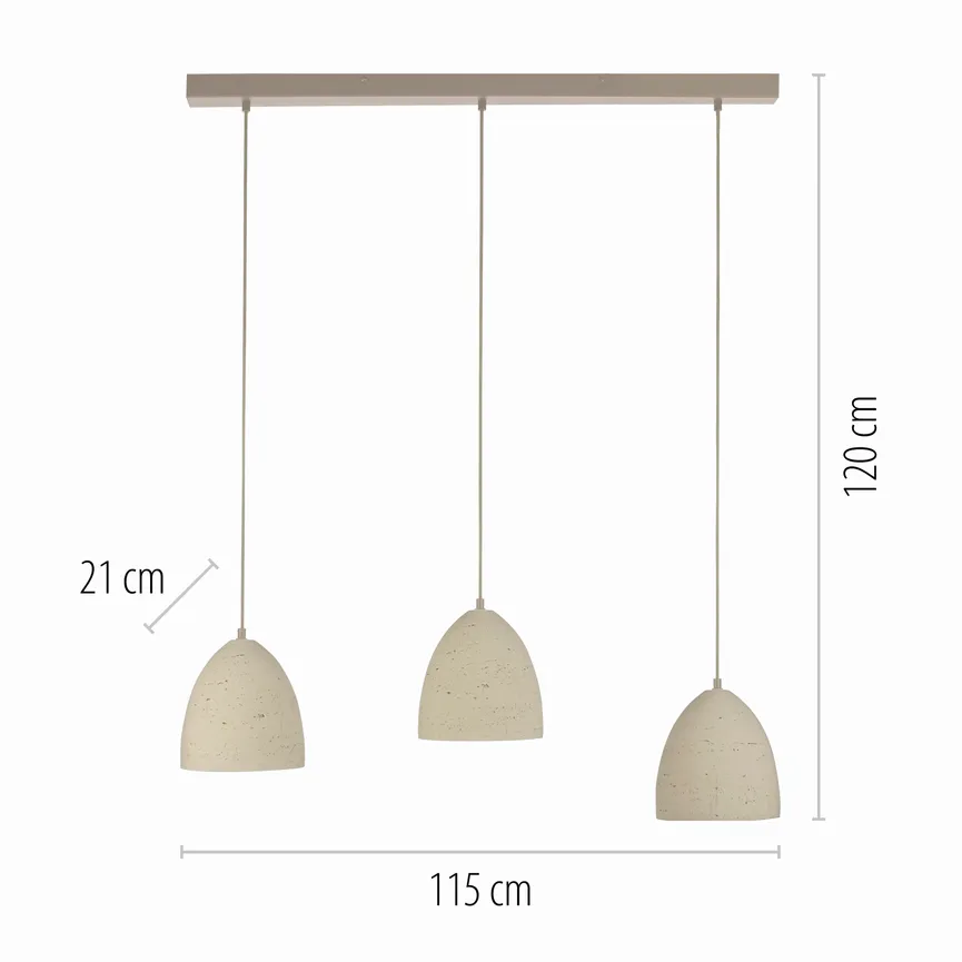 Pendelleuchte "TRAVENTA" detail