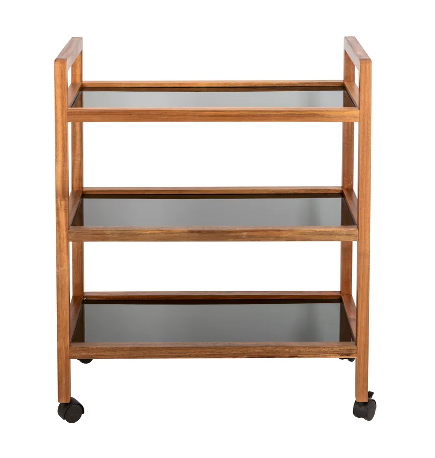 Badregal Fondi mit Rollen detail