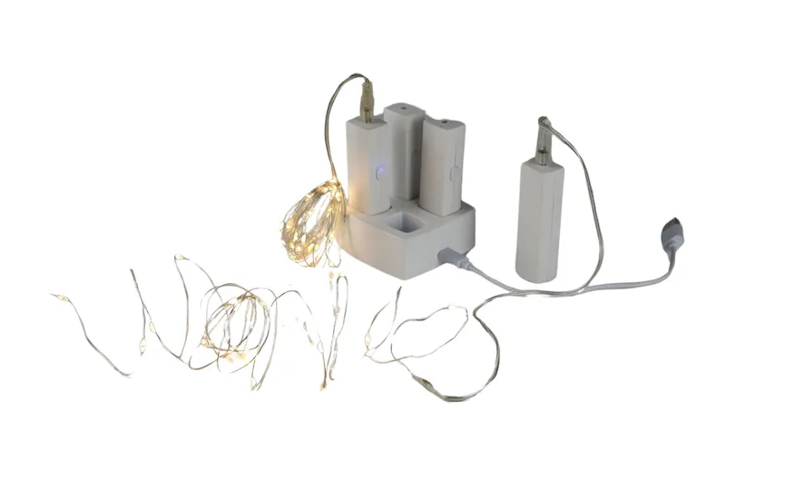 Powerbank-Ladestation 4er Set milieu