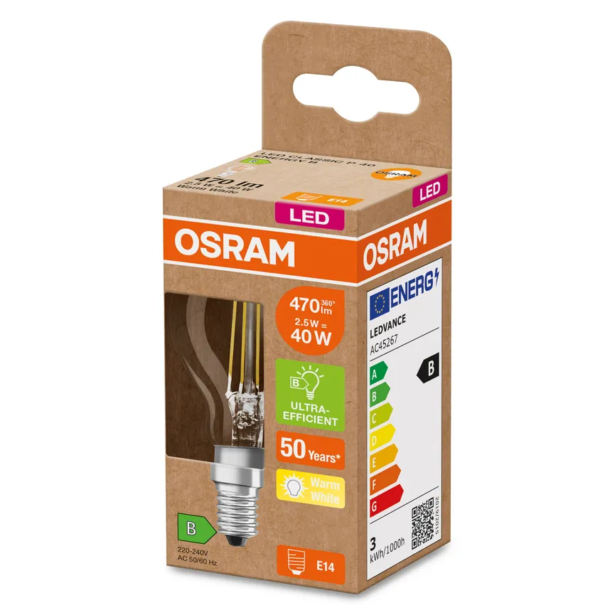 E14/2,5W LED Birne detail
