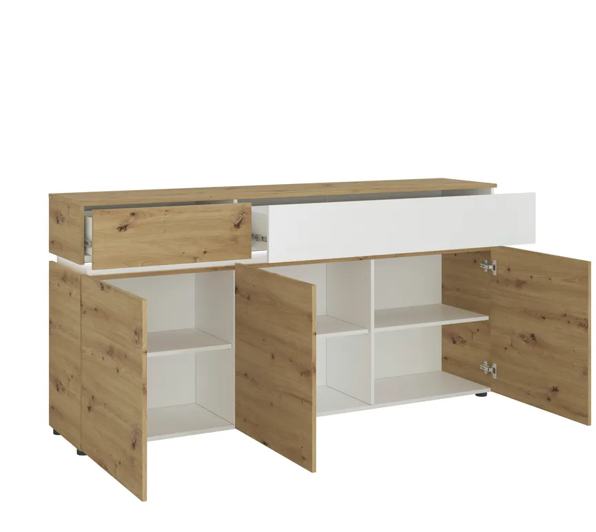 Sideboard 3-trg., detail