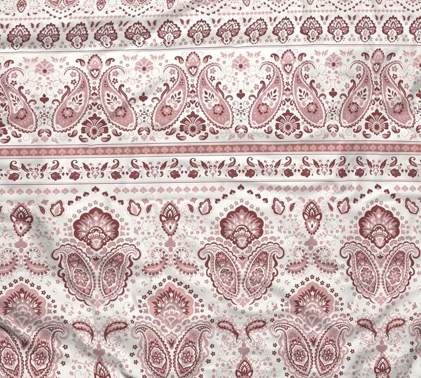 Satin-Bettw. Ornament 155x220 material_farbe