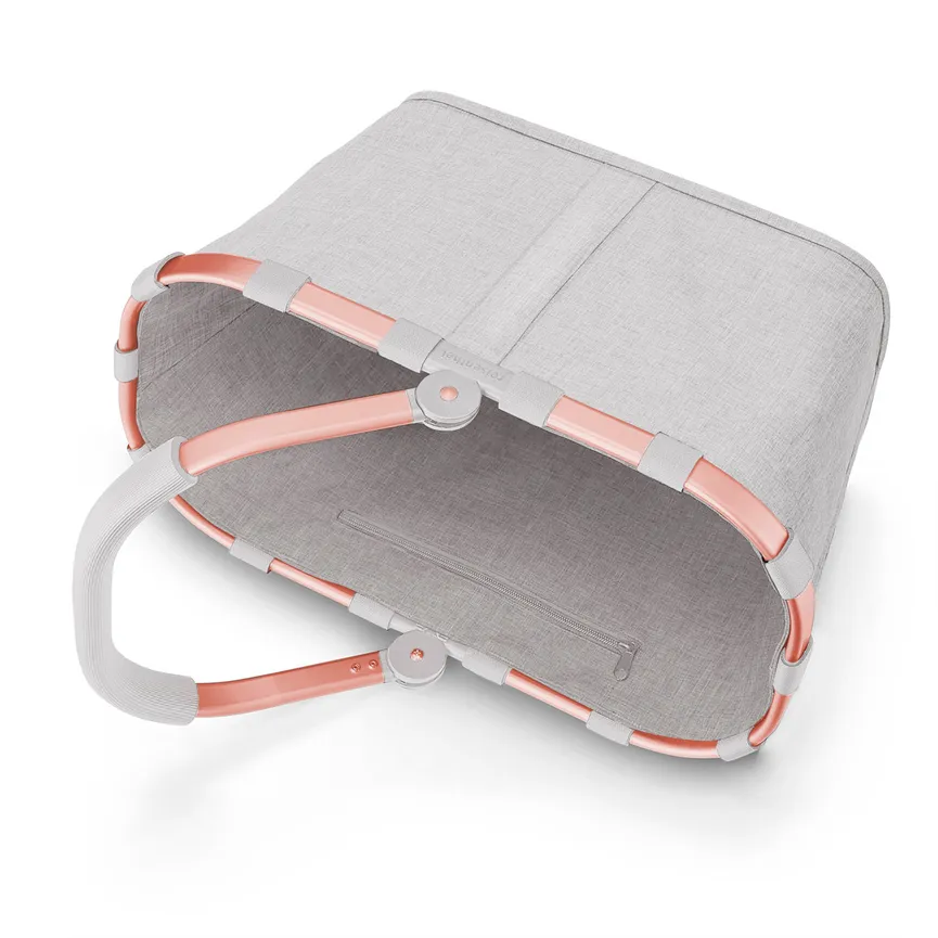 Carrybag "twist sky rose" detail