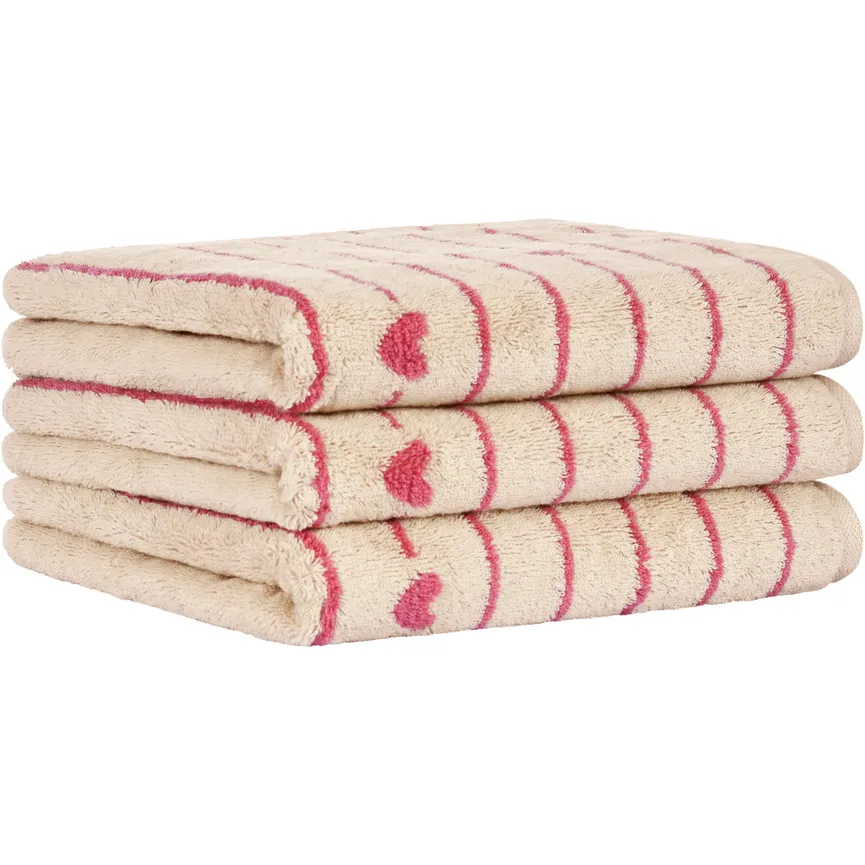 Handtuch Hearts 50x100cm detail