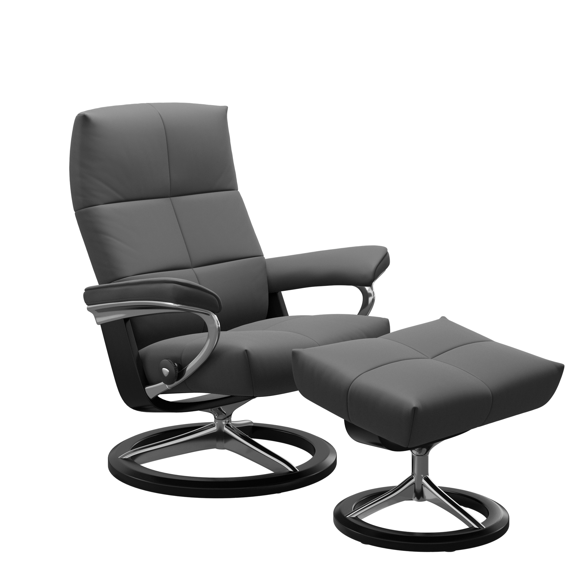 Sessel mit Hocker