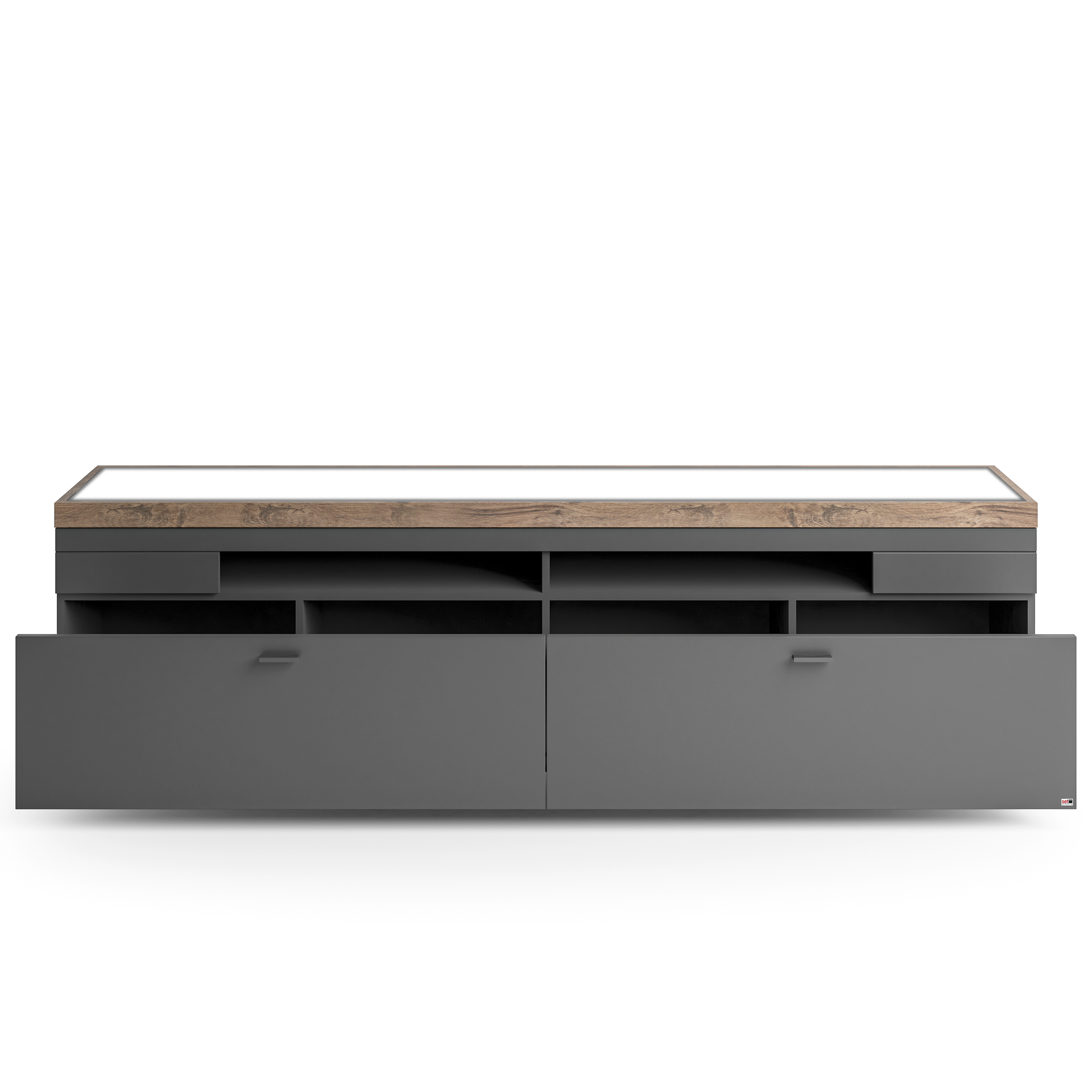 TV-Lowboard mit 4 Schubkästen detail