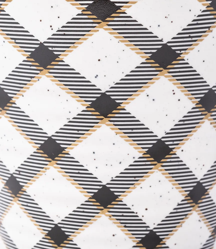 Becher "Karomuster" 420 ml detail