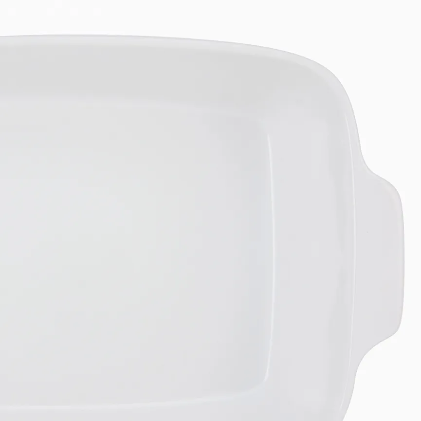 Auflaufform "Big" S weiß detail