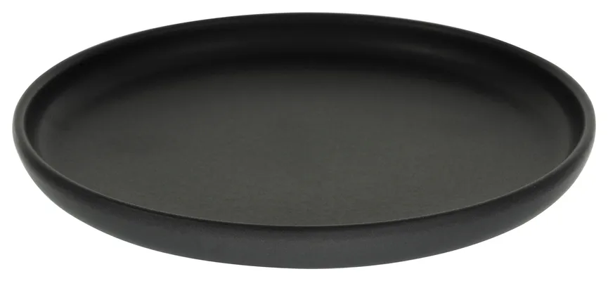 Frühstücksteller "Uno" schwarz detail