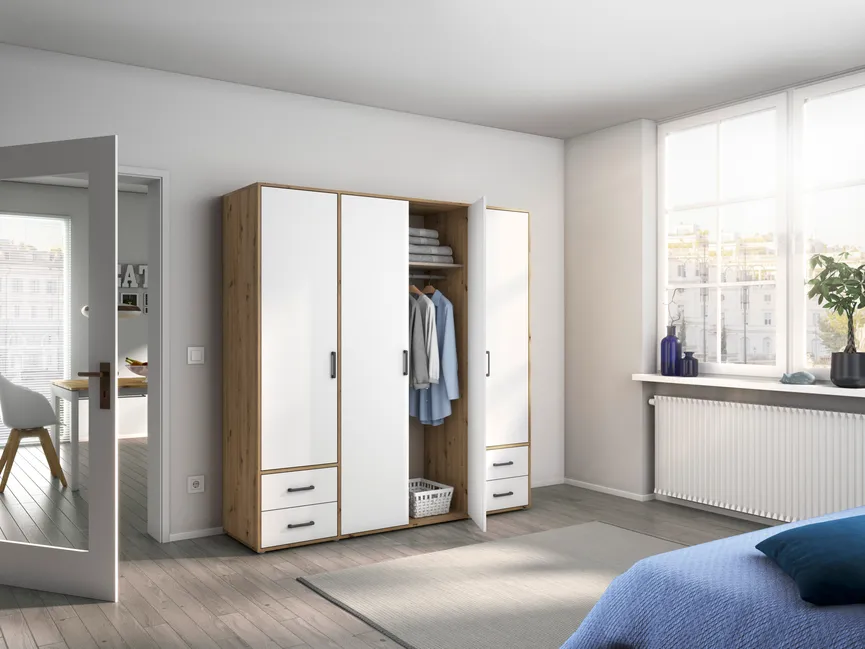 Drehtürenschrank 4-trg. milieu