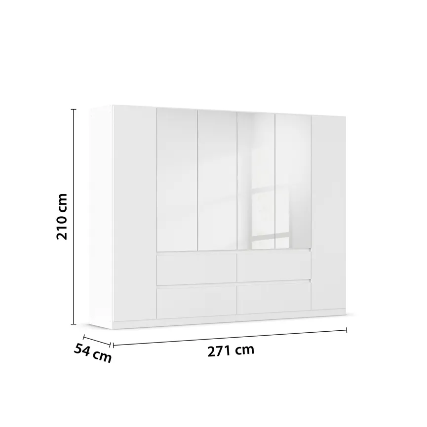Drehtürenschrank 6-trg. detail