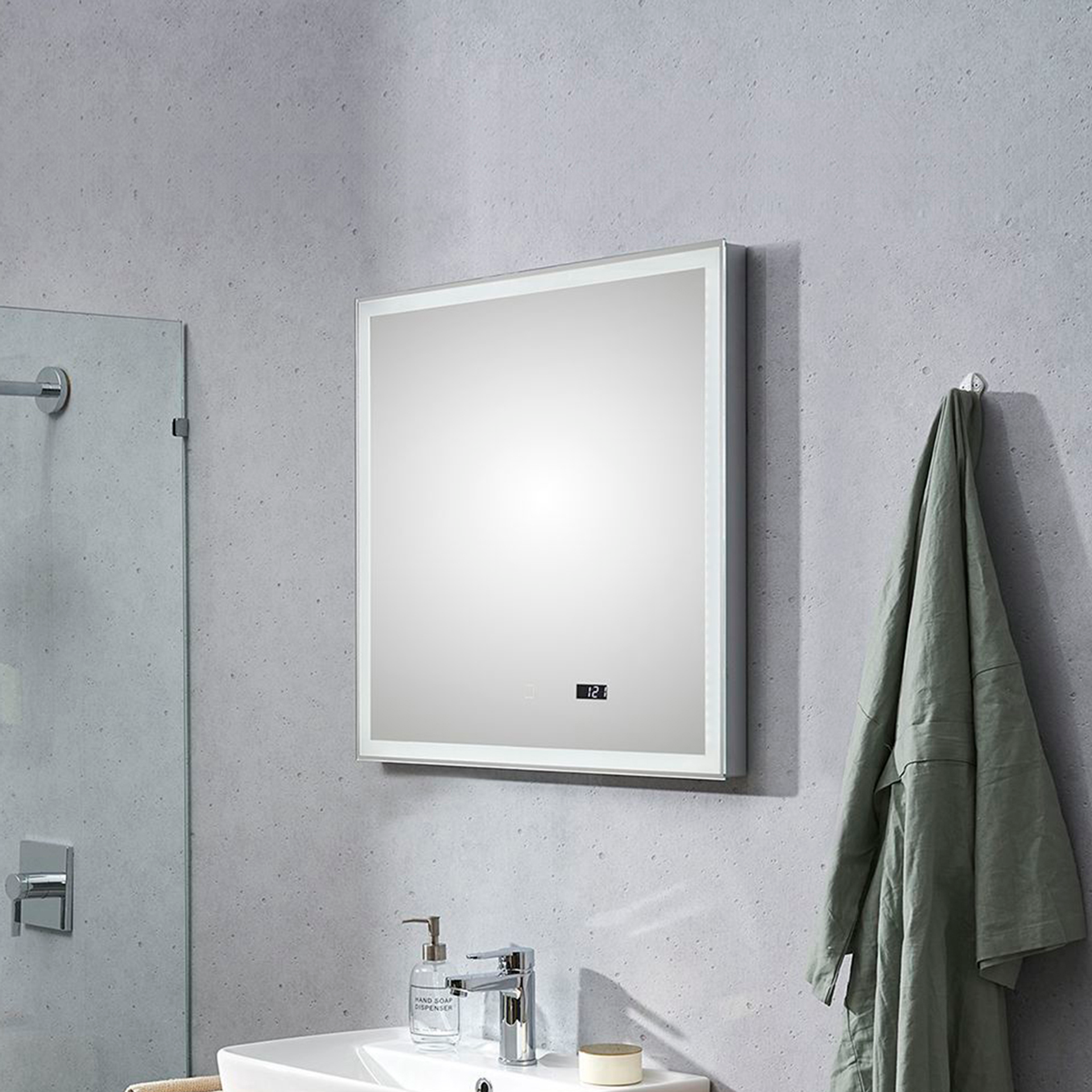 *Spiegel mit LED hauptaufnahme