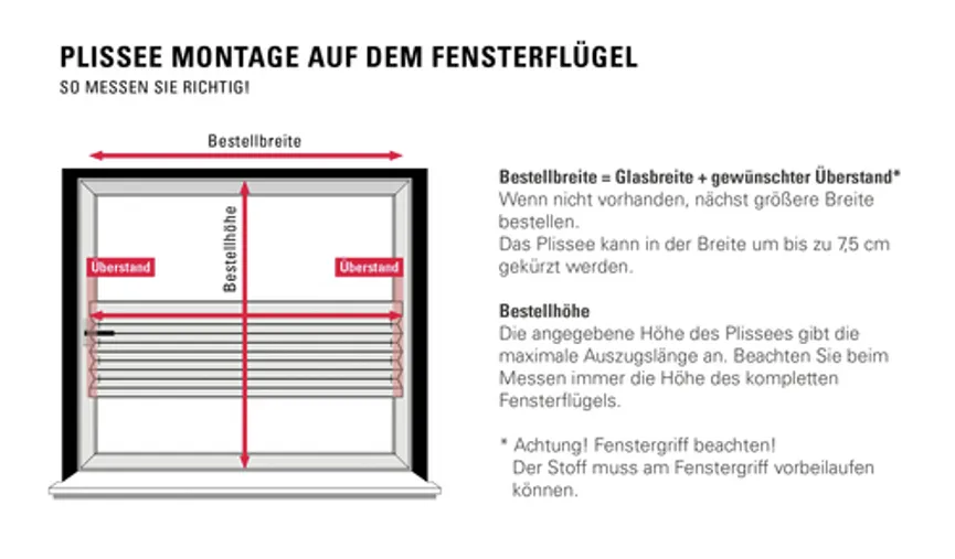 Thermoplissee Sina detail