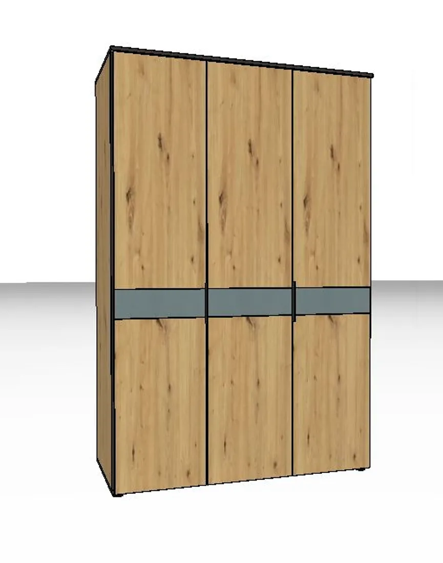 Kleiderschrank 3-trg. detail