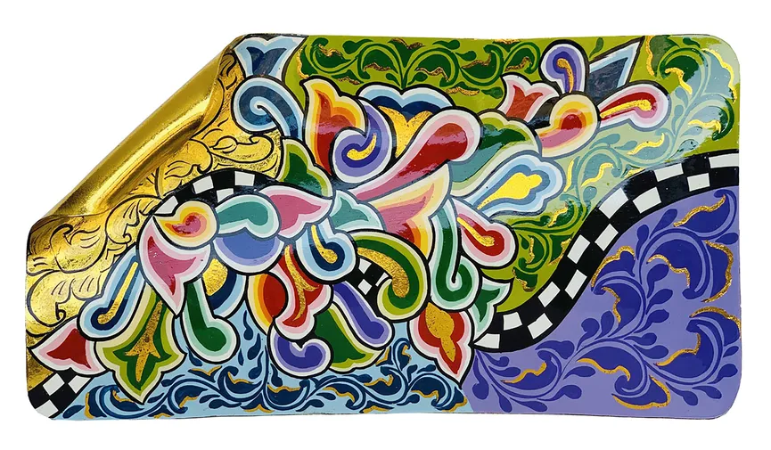 Schale "Wave" M rechteckig detail