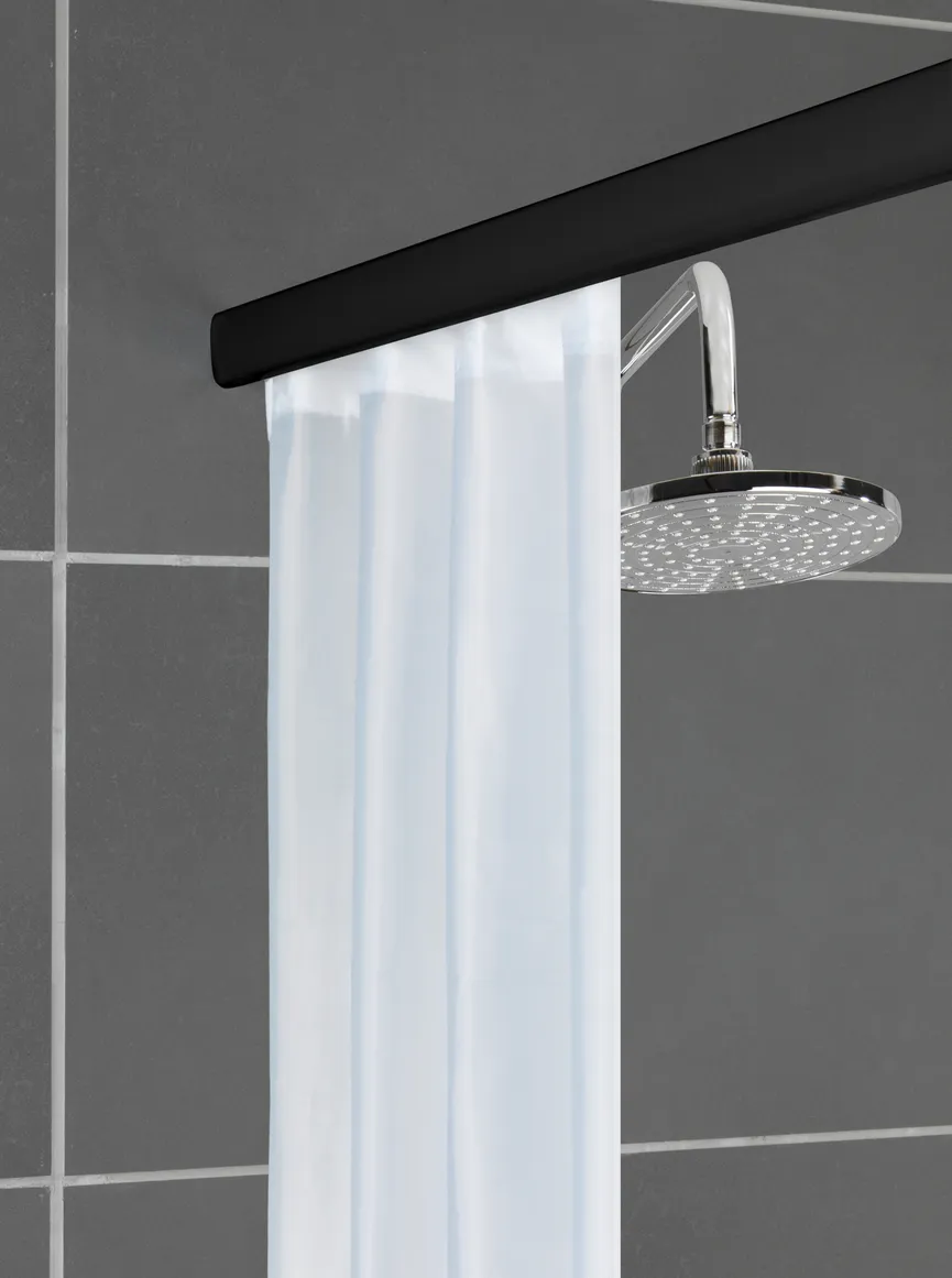 Duschschiene Jete schwarz milieu