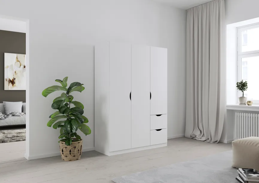 Drehtürenschrank 3-trg. milieu