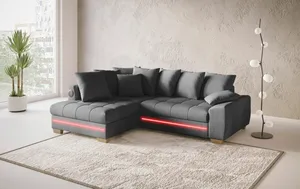 Ecksofa mit Soundsystem