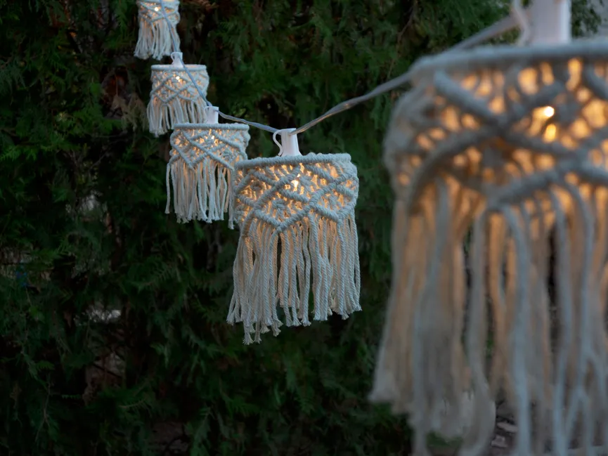 Außenlichterkette"Mykonos" milieu