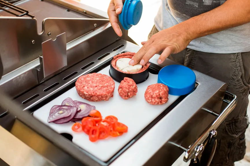 Burger Press Kit detail
