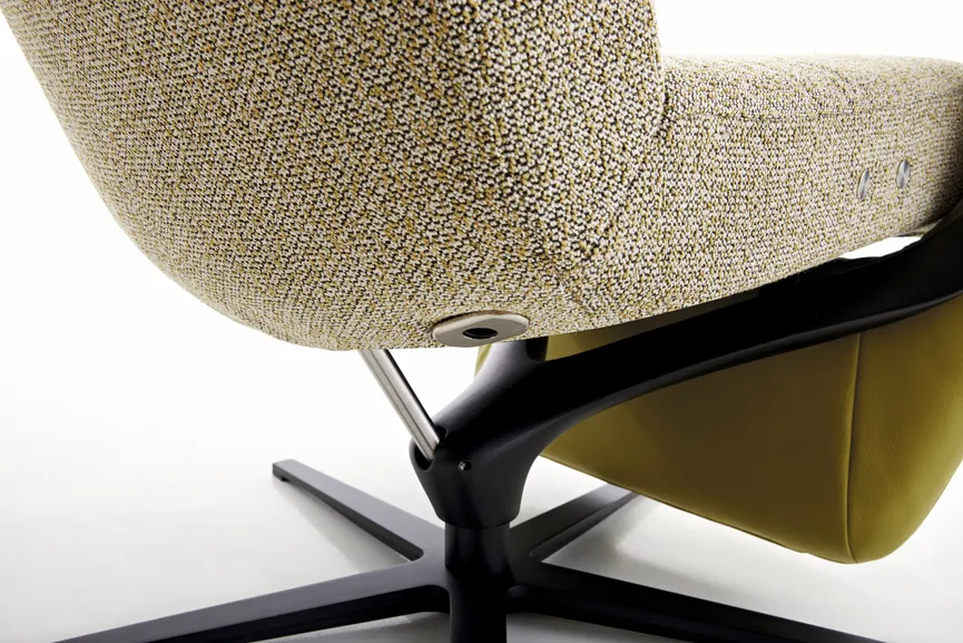 Sessel Yoko-2 DK schwarz detail