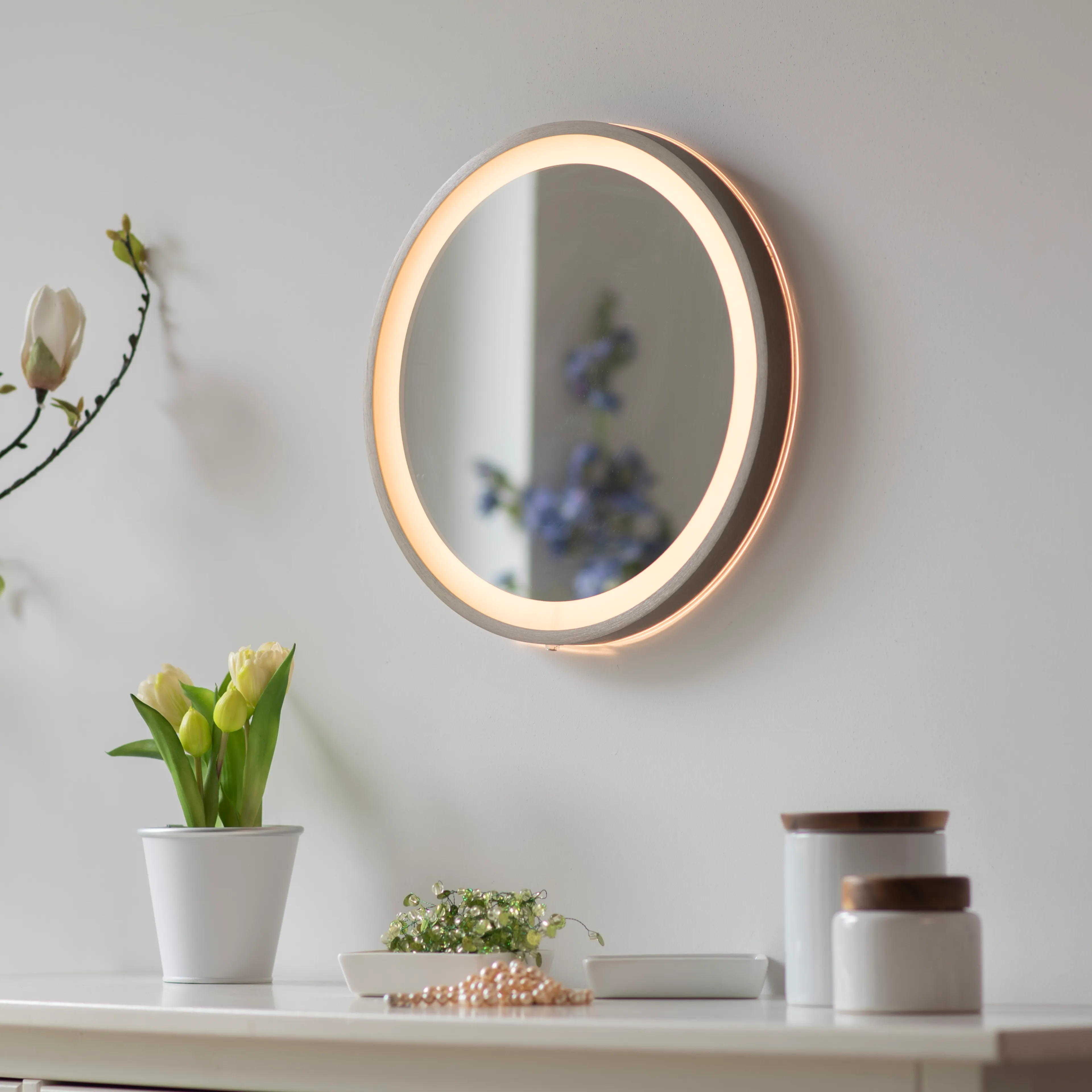 LED-Wandspiegel Vidro