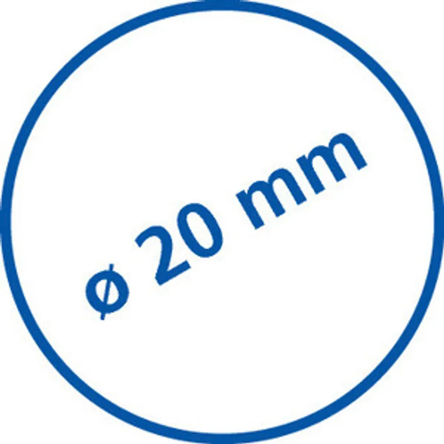 Winkelstange Universal schwarz detail