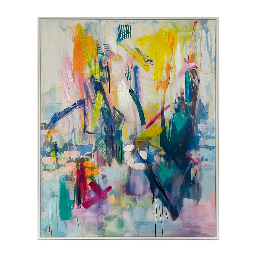 Ölgemälde "Modern Colour" bunt hauptaufnahme