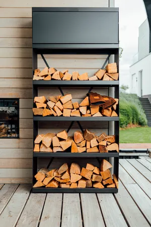 Kaminholzregal 
