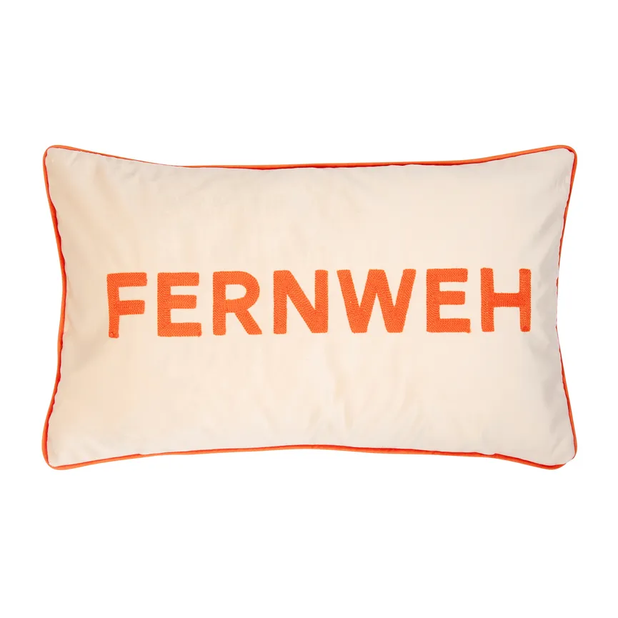 Kissenhülle Fernweh hauptaufnahme